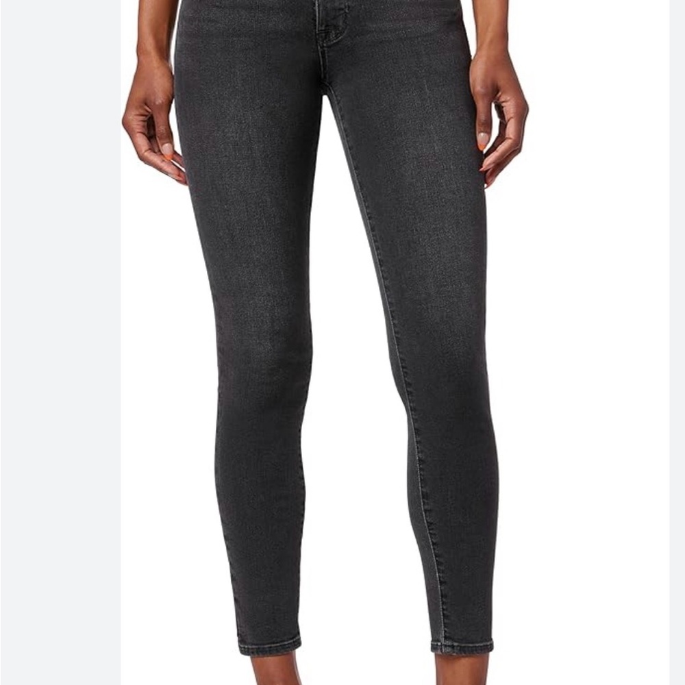 Hudson Nico Jeans Black Skinny Mid Rise Jeans